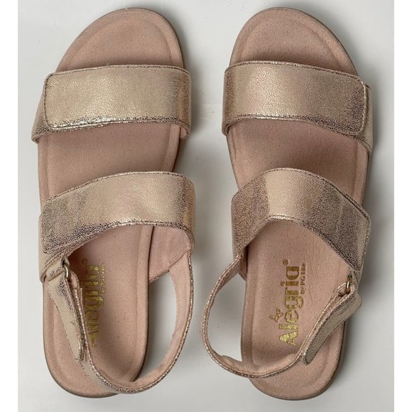 Alegria | Lunah Slingback Sandals Rose Gold Metallic 37 - Picture 4 of 7